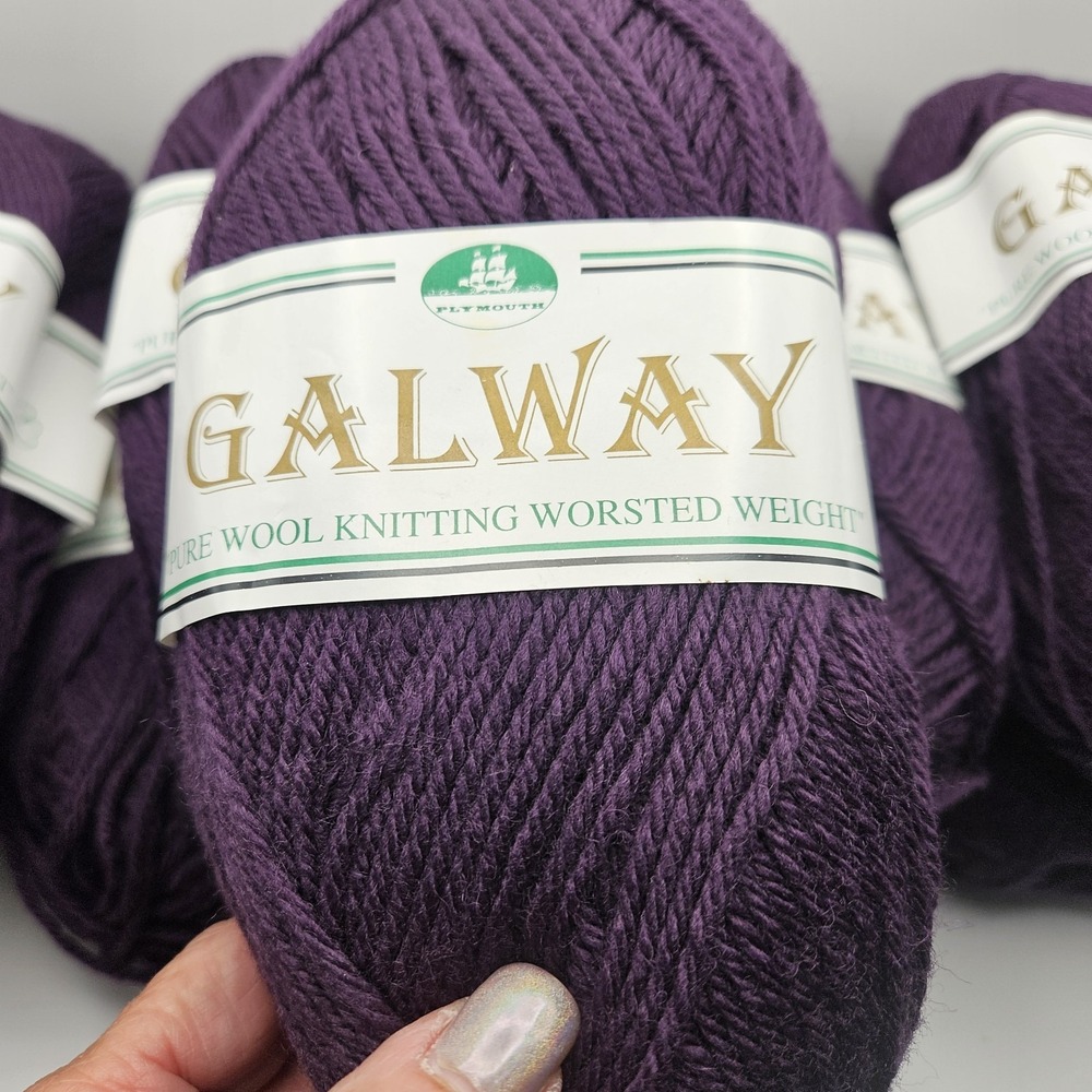 9 - Plymouth Yarn GALWAY 100% Pure Worsted Wool